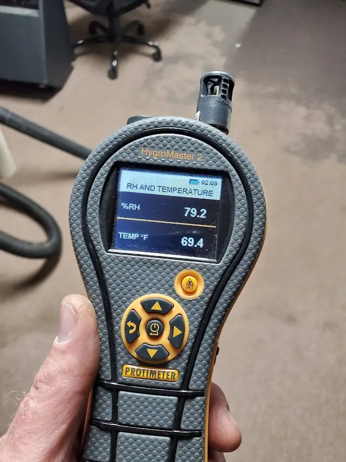 Moisture meter humidity assessment for Fire & Smoke Damage Restoration in Landen